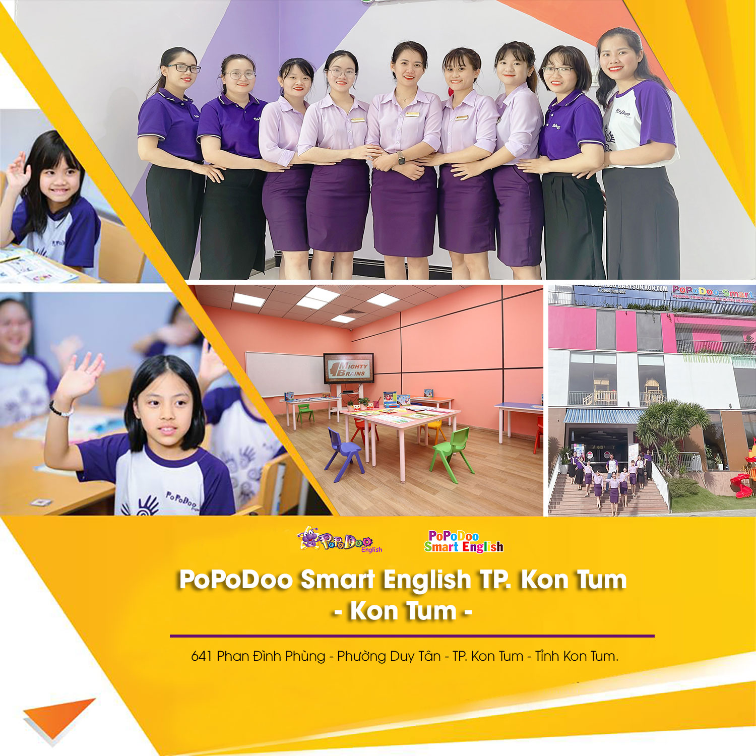 KHAI TRƯƠNG CHI NHÁNH POPODOO SMART ENGLISH TP KON TUM.