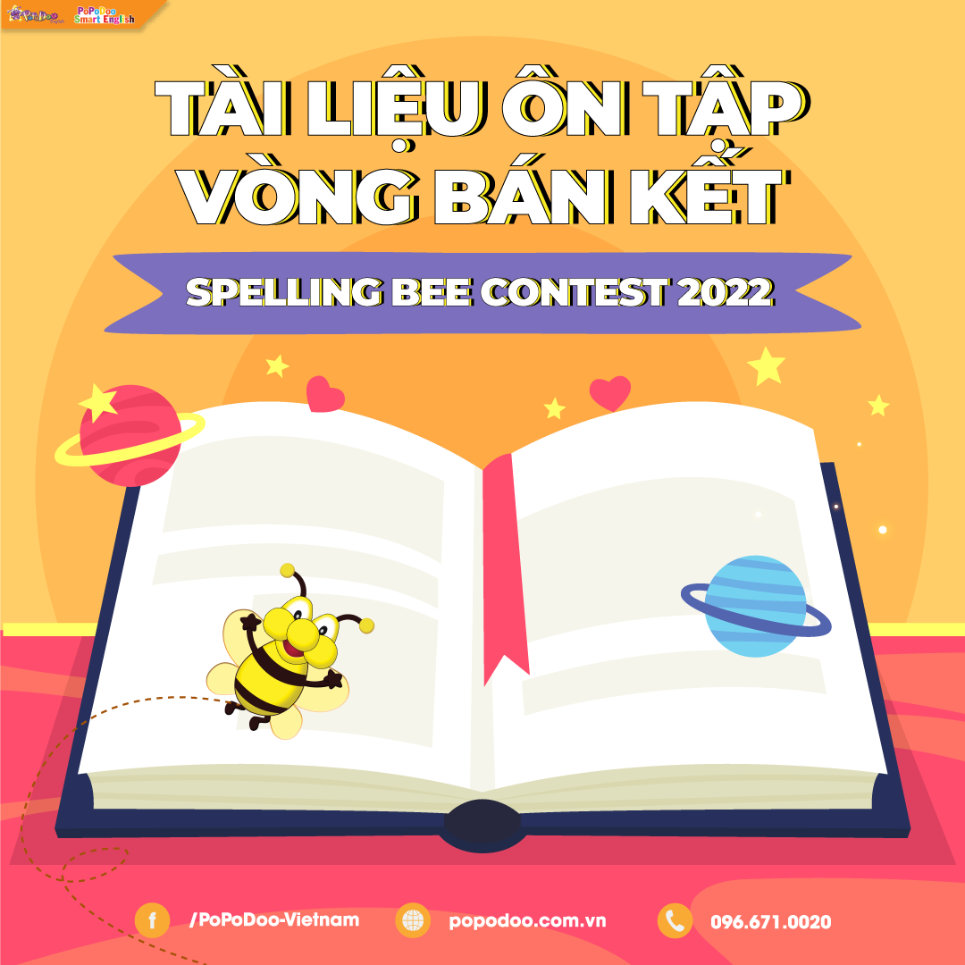 FORMAT & TÀI LIỆU ÔN TẬP BÁN KẾT SPELLING BEE CONTEST 