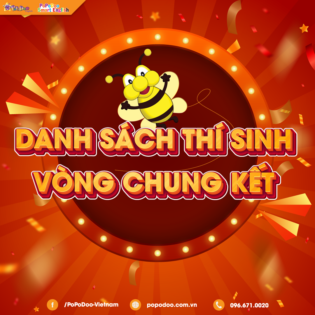 SPELLING BEE CONTEST - CÔNG BỐ DANH SÁCH THÍ SINH VÀO CHUNG KẾT